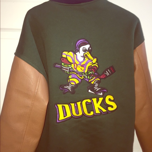 mighty ducks letterman jacket